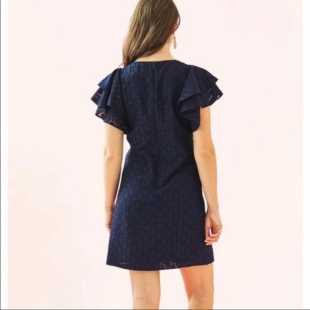 NWT Lilly Pulitzer Kathie True Navy Tanzanian clip Midi Dress
Size 2 - Picture 3 of 10